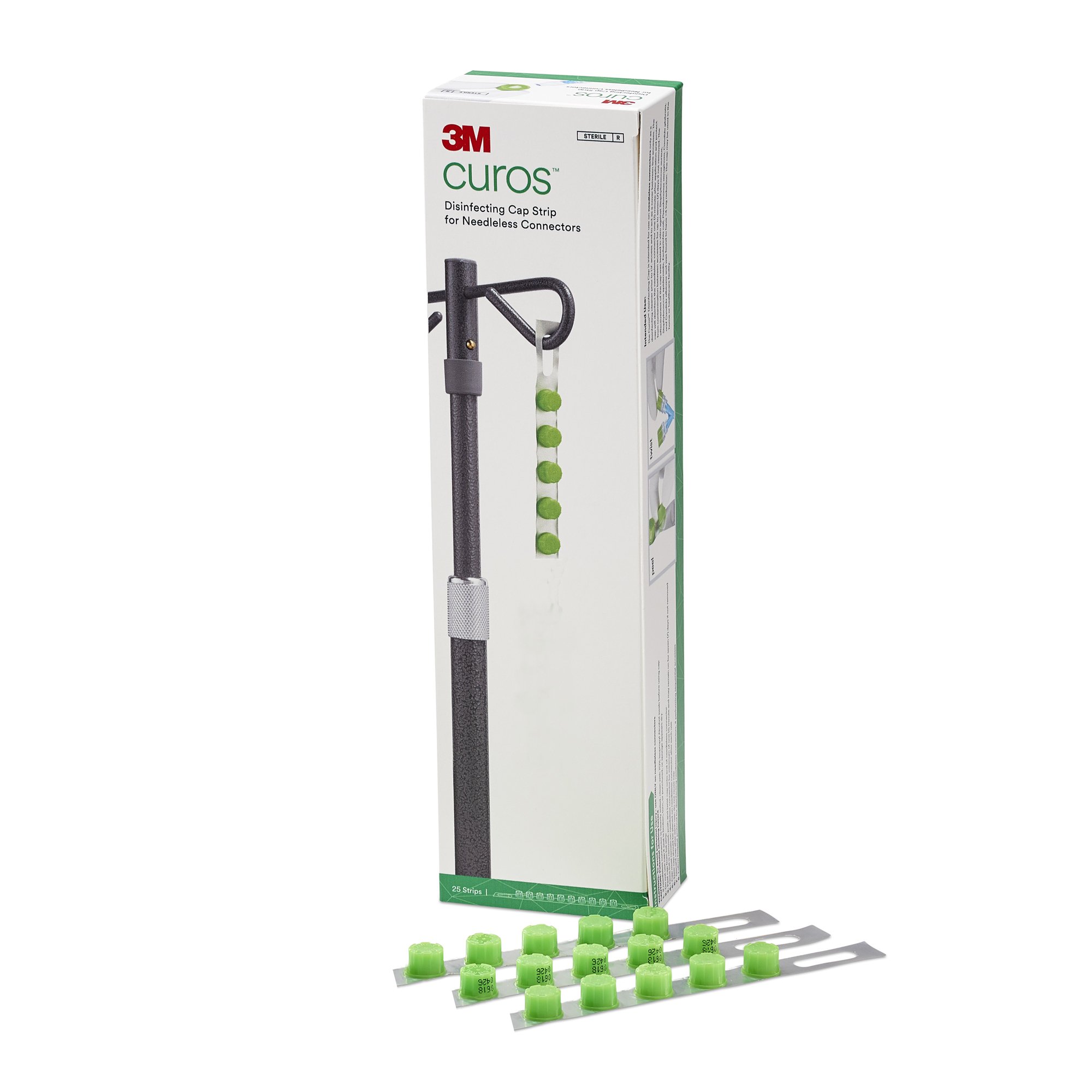 Protector Port Disinfecting Cap Strips 3M™ Curos™ (250/BX 20BX/CS) by Solventum Corporation  ID CFF10-250